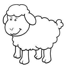 Agnello - Disegni da colorare gratuiti
