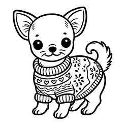 Chihuahua - Disegni da colorare gratuiti