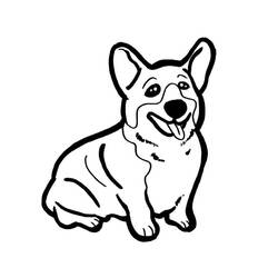 Corgi - Disegni da colorare gratuiti