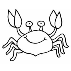 Granchio - Disegni da colorare gratuiti