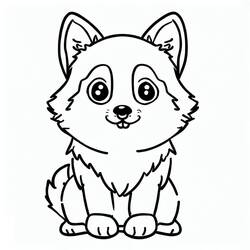 Husky - Disegni da colorare gratuiti