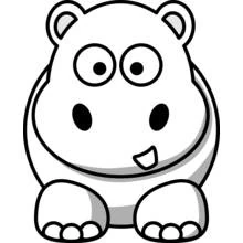 Disegno Ippopotamo (Animali) #8679 da stampare e colorare Disegno Ippopotamo (Animali) #8679 da stampare e colorare