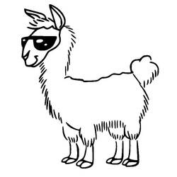 Lama - Disegni da colorare gratuiti