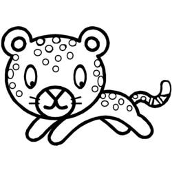 Leopardo - Disegni da colorare gratuiti