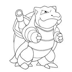 Blastoise - Disegni da colorare gratuiti Blastoise - Disegni da colorare gratuiti