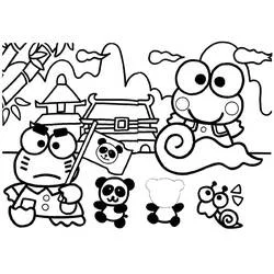Keroppi - Disegni da colorare gratuiti Keroppi - Disegni da colorare gratuiti