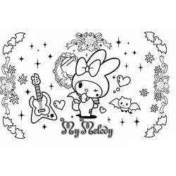 My Melody - Disegni da colorare gratuiti