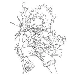 Rufy - Disegni da colorare gratuiti Rufy - Disegni da colorare gratuiti