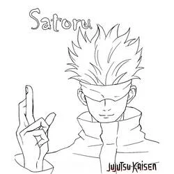Disegno Satoru Gojo #220369 da stampare e colorare