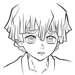 Zenitsu - Disegni da colorare gratuiti