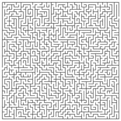 Disegno Labirinto quadrato molto difficile da colorare Disegno Labirinto quadrato molto difficile da colorare