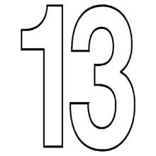 Numeri - Disegni da colorare gratuiti Numeri - Disegni da colorare gratuiti