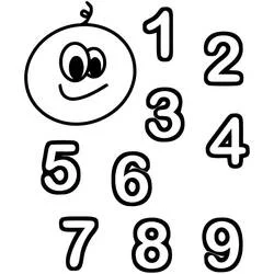 Numero - Disegni da colorare gratuiti