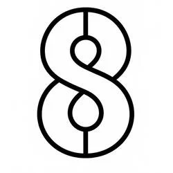 Numero 8 - Disegni da colorare gratuiti