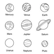 Pianeta (Sistema Solare) - Disegni da colorare gratuiti Pianeta (Sistema Solare) - Disegni da colorare gratuiti
