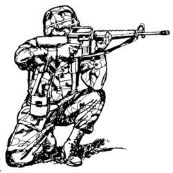 Militare - Disegni da colorare gratuiti