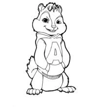 Alvin e the Chipmunks - Disegni da colorare gratuiti Alvin e the Chipmunks - Disegni da colorare gratuiti