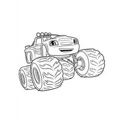Blaze e the Monster Machines - Disegni da colorare gratuiti Blaze e the Monster Machines - Disegni da colorare gratuiti