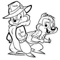 Disegno a tratto Chip e Dale for Kids (Cartoni Animati e Serie Animate) #185787 da colorare gratis Disegno a tratto Chip e Dale for Kids (Cartoni Animati e Serie Animate) #185787 da colorare gratis