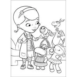 Doc McStuffins - Disegni da colorare gratuiti Doc McStuffins - Disegni da colorare gratuiti