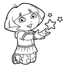 Dora l'Esploratrice - Disegni da colorare gratuiti Dora l'Esploratrice - Disegni da colorare gratuiti