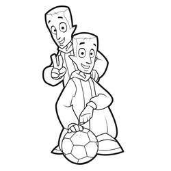 Disegno Foot 2 Rue (Cartoni Animati e Serie Animate) #216816 pronto da colorare con matite e pennarelli Disegno Foot 2 Rue (Cartoni Animati e Serie Animate) #216816 pronto da colorare con matite e pennarelli