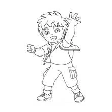 Go Diego! - Disegni da colorare gratuiti Go Diego! - Disegni da colorare gratuiti