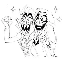Hazbin Hotel - Disegni da colorare gratuiti Hazbin Hotel - Disegni da colorare gratuiti