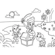 Jake e the Never Land Pirates - Disegni da colorare gratuiti Jake e the Never Land Pirates - Disegni da colorare gratuiti