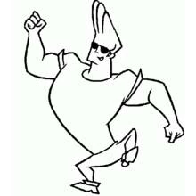 Johnny Bravo - Disegni da colorare gratuiti Johnny Bravo - Disegni da colorare gratuiti