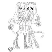 Monster High - Disegni da colorare gratuiti Monster High - Disegni da colorare gratuiti