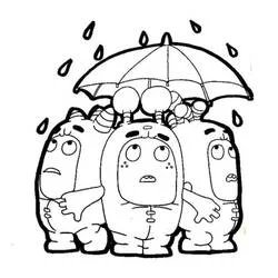 Oddbods - Disegni da colorare gratuiti Oddbods - Disegni da colorare gratuiti