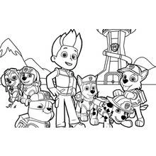 Paw Patrol - Disegni da colorare gratuiti Paw Patrol - Disegni da colorare gratuiti