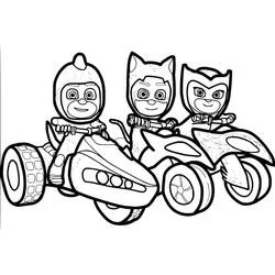 PJ Masks - Disegni da colorare gratuiti PJ Masks - Disegni da colorare gratuiti
