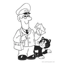 Postman Pat - Disegni da colorare gratuiti Postman Pat - Disegni da colorare gratuiti