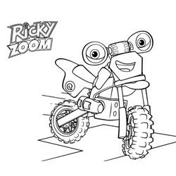 Ricky Zoom - Disegni da colorare gratuiti Ricky Zoom - Disegni da colorare gratuiti