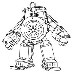 Robot Trains - Disegni da colorare gratuiti Robot Trains - Disegni da colorare gratuiti