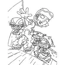 Rocket Power - Disegni da colorare gratuiti Rocket Power - Disegni da colorare gratuiti