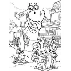 Rusty Rivets - Disegni da colorare gratuiti Rusty Rivets - Disegni da colorare gratuiti