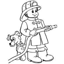 Sam il Pompiere - Disegni da colorare gratuiti Sam il Pompiere - Disegni da colorare gratuiti