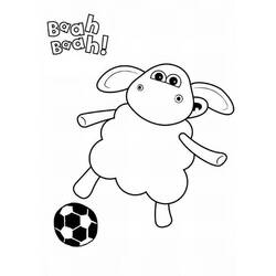 Disegno Timmy che gioca a calcio da colorare