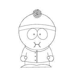 Disegno Stan Marsh con il suo cappello a pompon da colorare Disegno Stan Marsh con il suo cappello a pompon da colorare