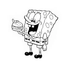SquareBob SquarePants - Disegni da colorare gratuiti SquareBob SquarePants - Disegni da colorare gratuiti