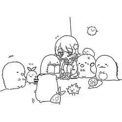 Sumikko Gurashi - Disegni da colorare gratuiti Sumikko Gurashi - Disegni da colorare gratuiti