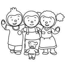 Tchoupi e Doudou - Disegni da colorare gratuiti Tchoupi e Doudou - Disegni da colorare gratuiti