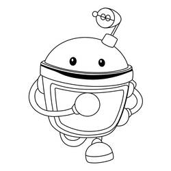Disegno Bot di Team Umizoomi in piedi da colorare Disegno Bot di Team Umizoomi in piedi da colorare
