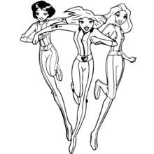 Totally Spies - Disegni da colorare gratuiti Totally Spies - Disegni da colorare gratuiti