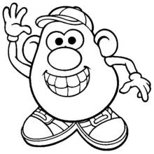 Toy Story: Mister Potato Head - Disegni da colorare gratuiti Toy Story: Mister Potato Head - Disegni da colorare gratuiti