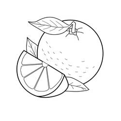 Arancia - Disegni da colorare gratuiti
