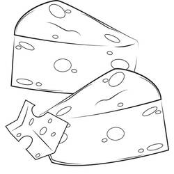 Formaggio - Disegni da colorare gratuiti